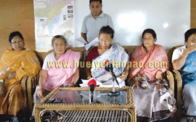  Kh Lata, mother of slain Orsonjit, speaking to media about the wrong affidavit