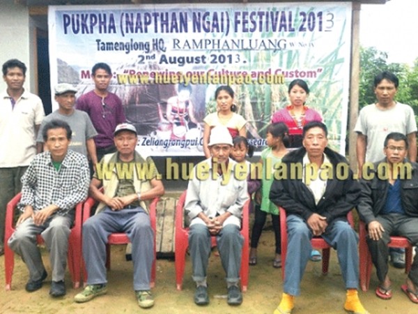 Elderly villagers participating in Pukpha Ngai celebration