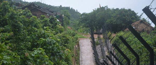 Fencing at Moreh border area