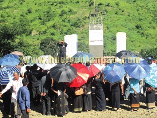 Mourning and praying for the departed souls during the Black Day observance at Kangpokpi on Sep 13 2013