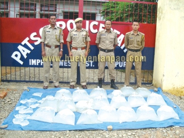 428 litres of local made liquor were seized from Khaidem village