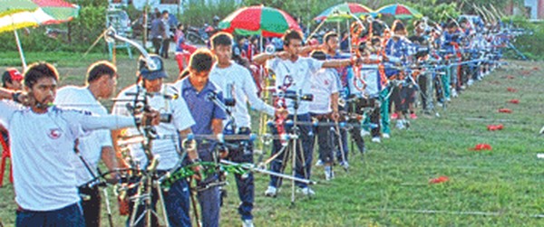 Archers at the second day 