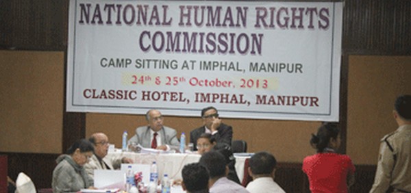 The proceedings taken up by the NHRC underway