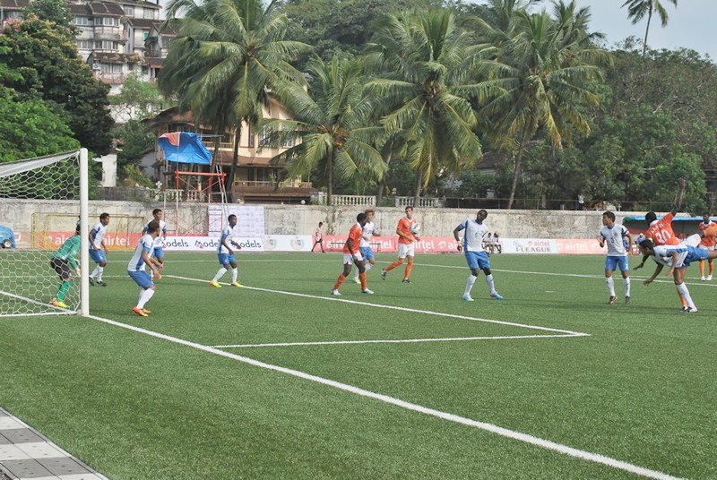 Rangdajied United match against Sporting Clube de Goa 