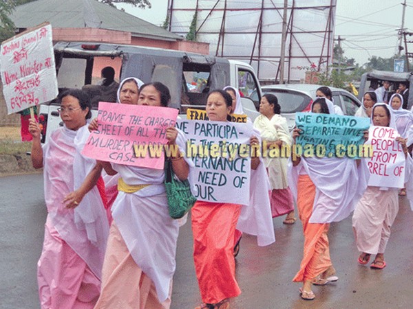Rally taken out against rising crimes on women