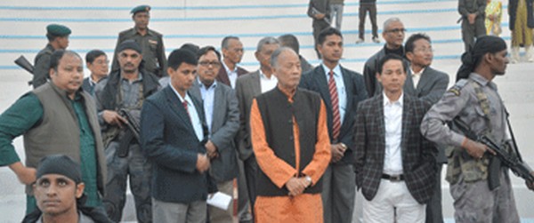 Chief Minister and his team inspecting the theme park of the festival