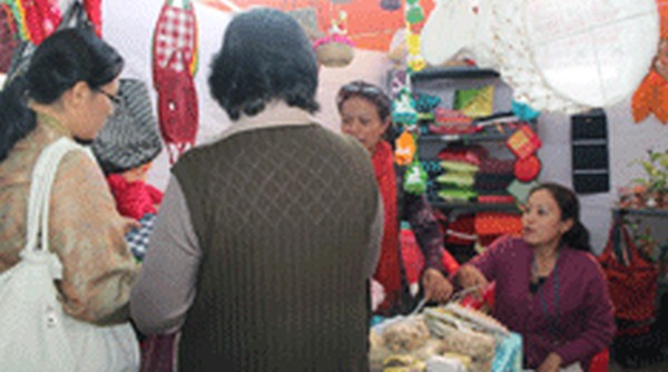 A stall run by Helping Hand Centre (HHC)