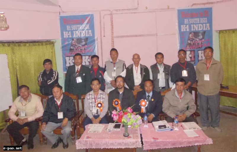 Leaders of K-1 seen attending K-1 Seminar held on November 2, 2013 at the Conference hall of Youth Hostel, Imphal, Manipur, India