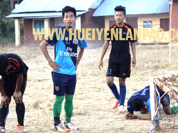 Angkhel Chayang (Blue Jersey) Vs Hnatham football match