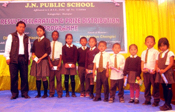 Class Toppers of JN Public School, Kanggui 2013