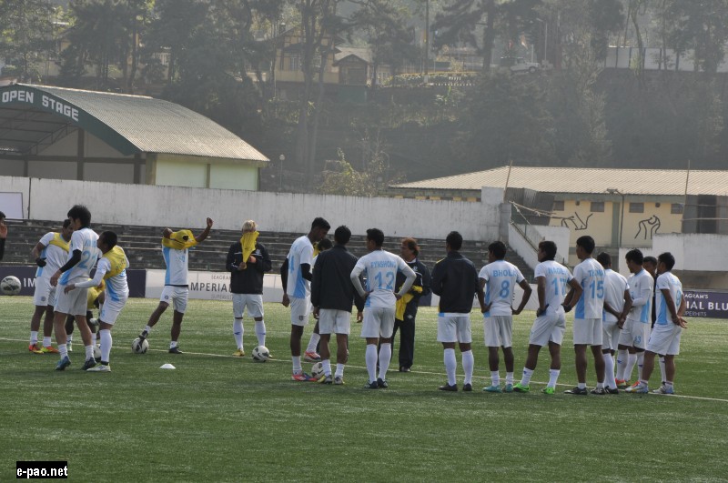 Practice session at Rangdajied United