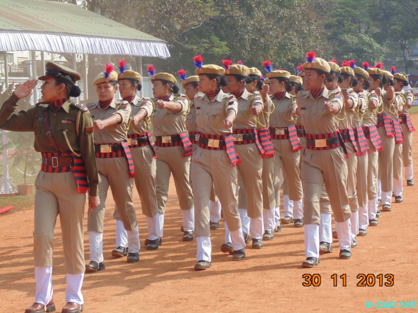 Director General of Manipur Police (DGP) MK Das Retired at 1st MR Ground, Imphal :: November 30 2013