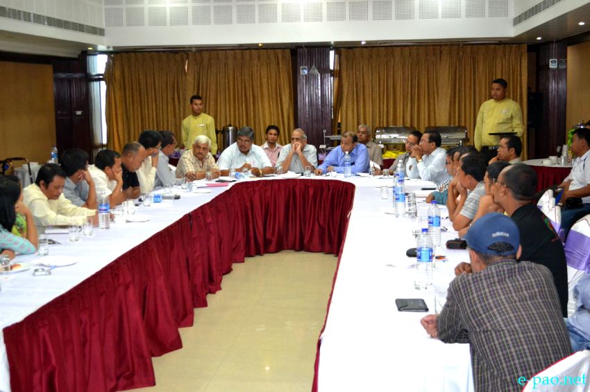The delegation of Press Council of India (PCI) interacted with Manipur's journalists at Hotel Classic :: 25th September 2013