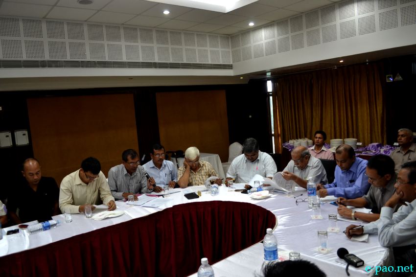The delegation of Press Council of India (PCI) interacted with Manipur's journalists at Hotel Classic :: 25th September 2013