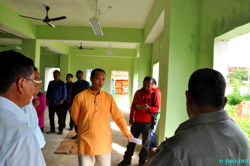 Inspection of Directorate of Information & Public relations (DIPR) office building at Keishampat :: July 27, 2013