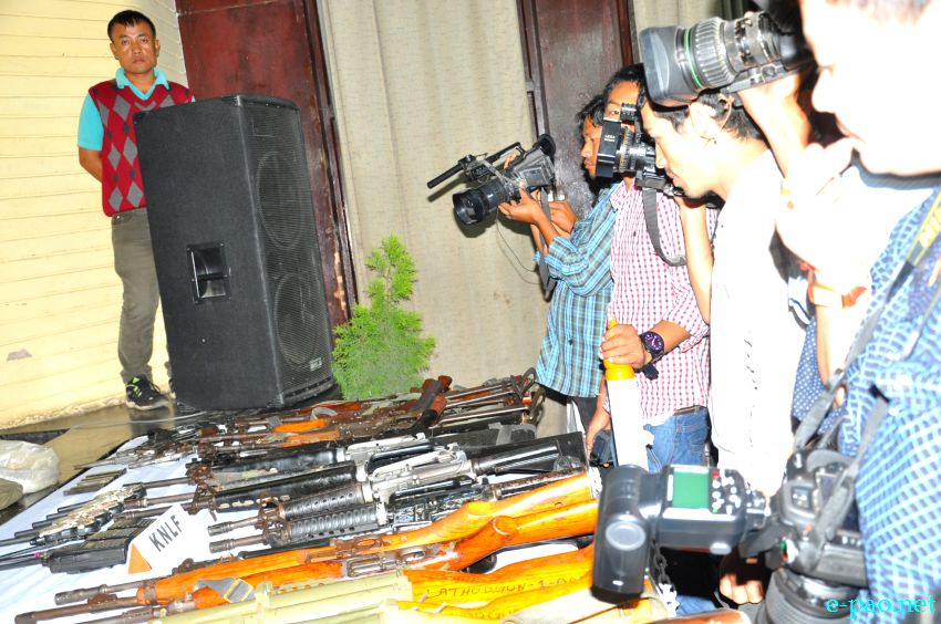155 cadres of four different underground groups 'Surrendering / Home Coming Ceremony' at 1st MR, Imphal  :: 09 September 2013