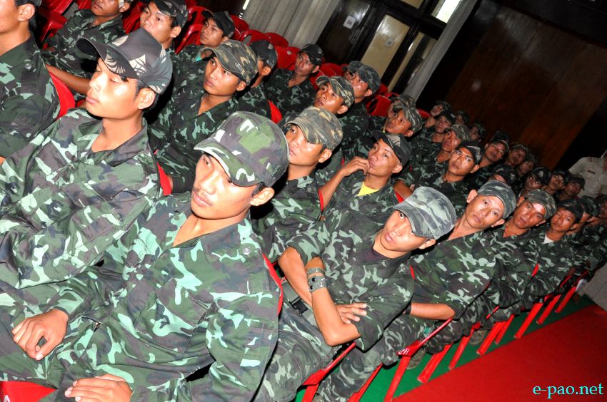 155 cadres of four different underground groups 'Surrendering / Home Coming Ceremony' at 1st MR, Imphal  :: 09 September 2013