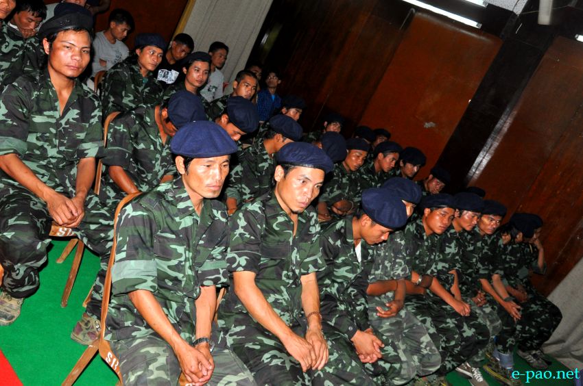 155 cadres of four different underground groups 'Surrendering / Home Coming Ceremony' at 1st MR, Imphal  :: 09 September 2013