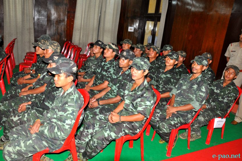 155 cadres of four different underground groups 'Surrendering / Home Coming Ceremony' at 1st MR, Imphal  :: 09 September 2013
