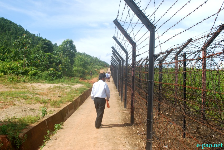 United Committee Manipur (UCM) inspection  of India-Myanmar border area near Moreh :: August 8 - 10, 2013
