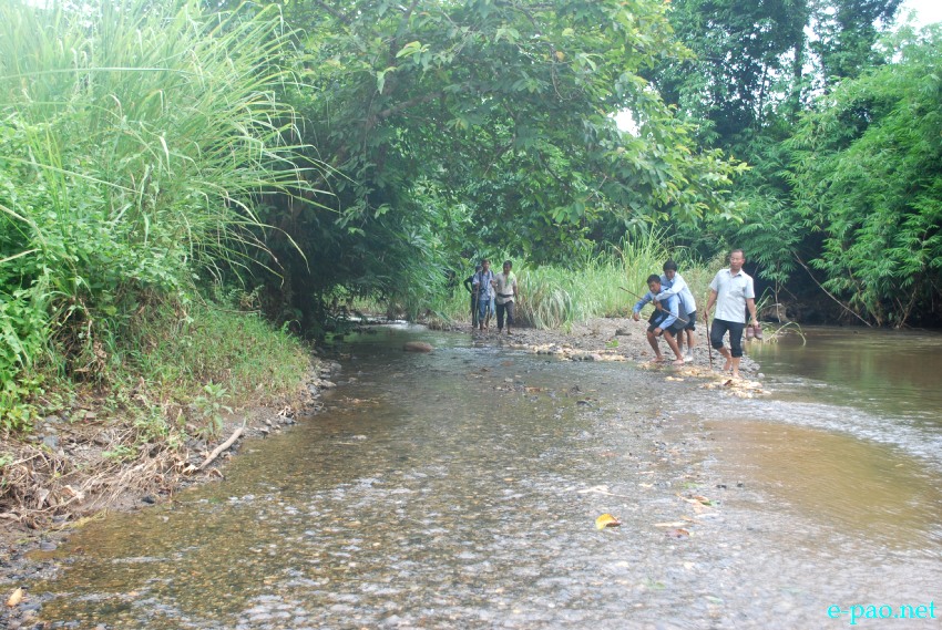 inspection of India-Myanmar border area near Moreh :: August 8 - 10, 2013
