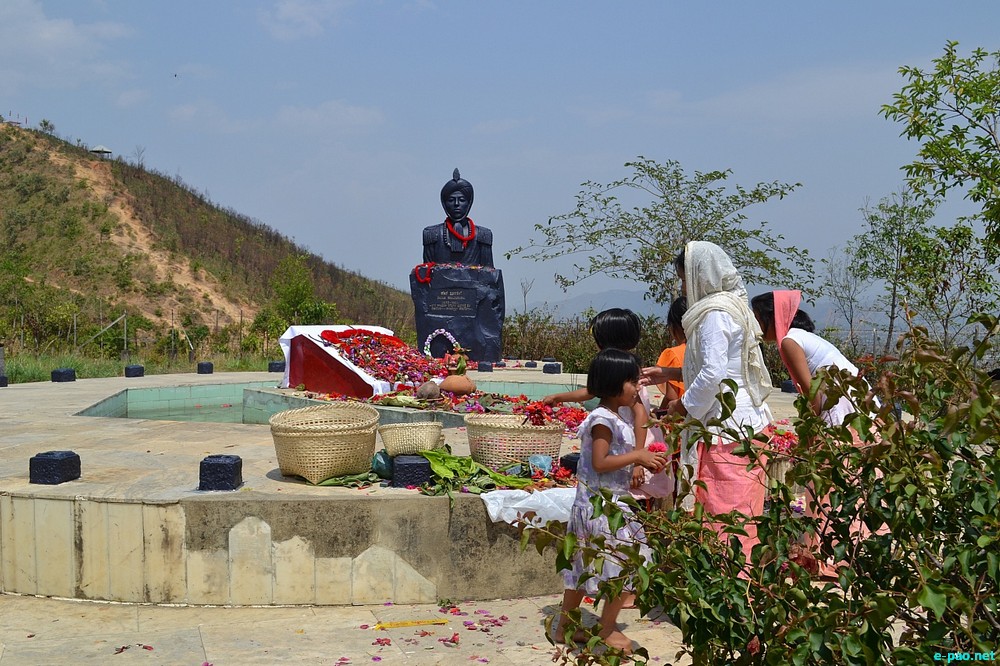'Martyrs' Day' held at the martyrs' memorial complex located at Cheiraoching, Thangmeiband :: April 13 2013