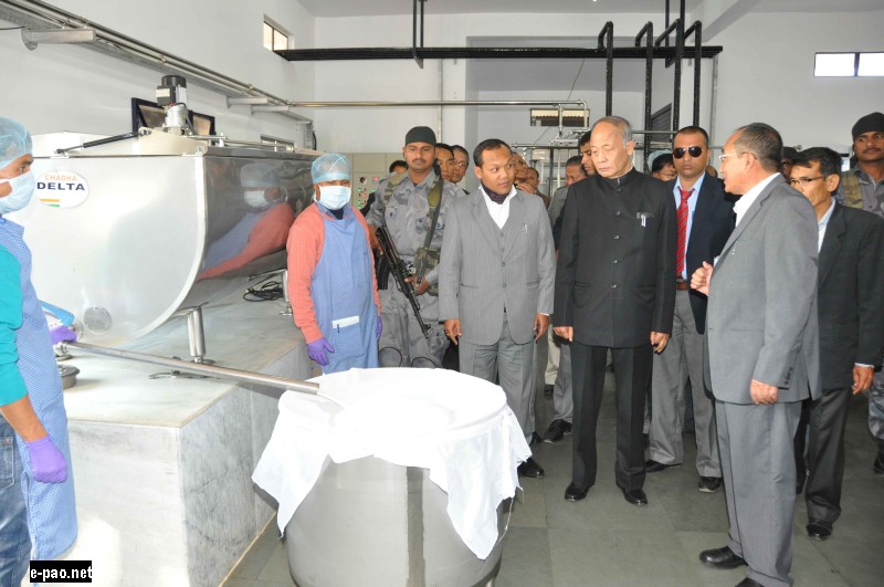 CM inaugurates Manipur's first milk processing plant at Thoubal Wangmataba