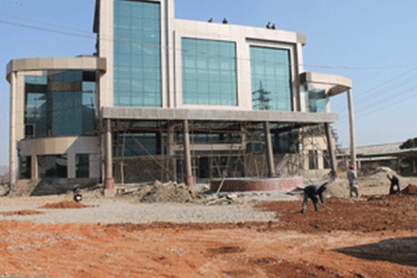 Phase-I of Information Technology Park being constructed at Mantripukhri as seen in January 2014