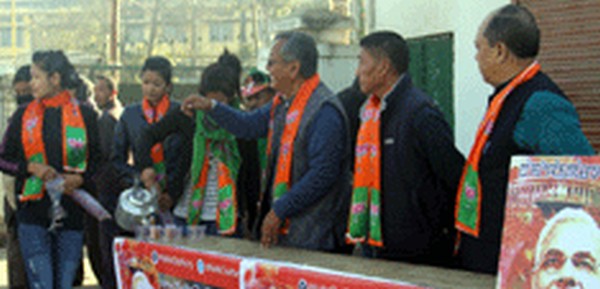 State BJP leaders and volunteers