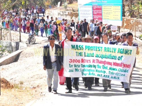 Chandel rally against land acquisition