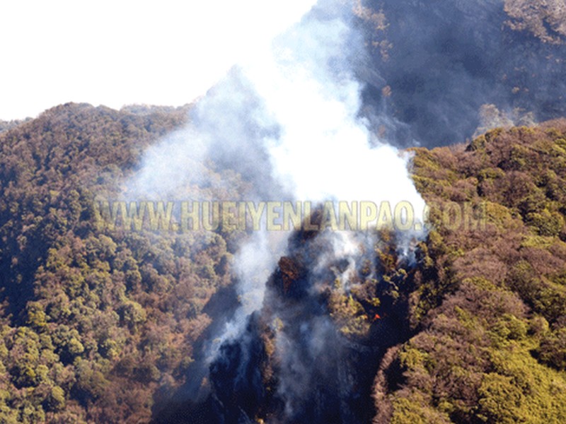 Mt Japfu Fire spreading towards Dzuko