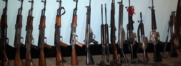 18 weapons suspected to have been taken away by SoO deserters recovered