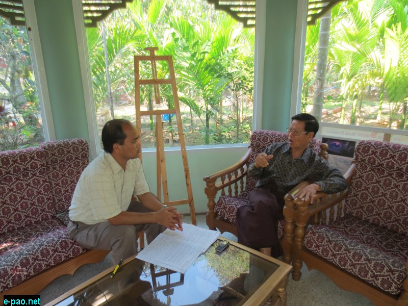 Nehginpao Kipgen met former Myanmar Prime Minister