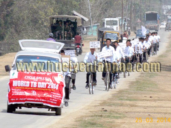 Cycle rally marks World TB Day observance on March 24 2014 