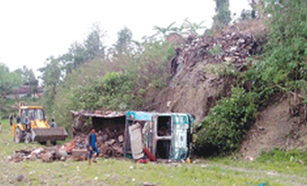 Road mishap  near Yaikongpao village, under Kangpokpi police station
