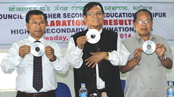 COHSEM officials during the declaration of the HSE-2014 result