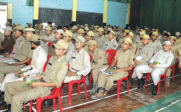 Training on disaster management for personnel of Imphal West District police