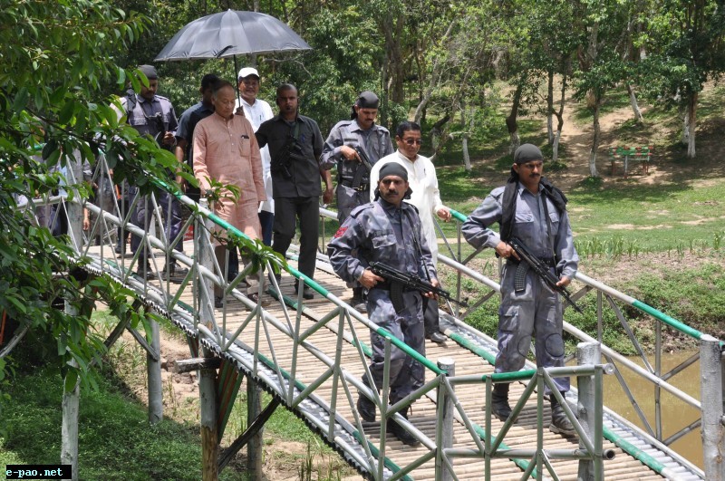 Chief Minister, Manipur Inspected Andro Santhel Tourist Spot