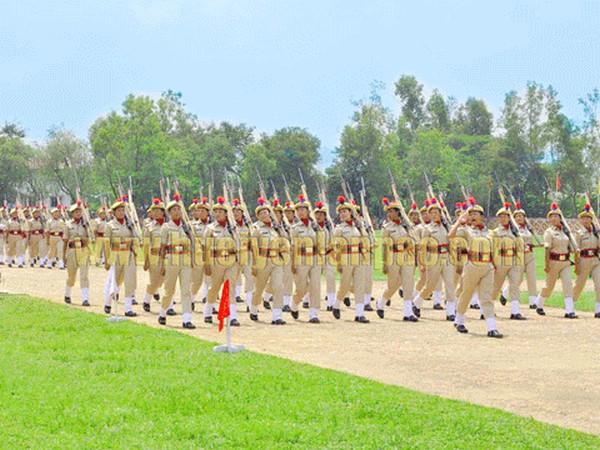 An all women IRB (India Reserve Battalion) Passing Out Parade