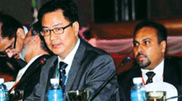 Minister of State for Home Kiren Rijiju at Bangkok