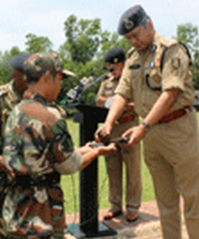 cadre surrendered to the CRPF