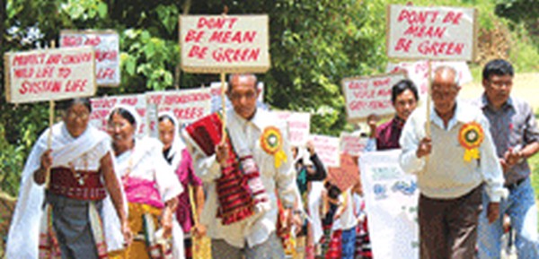 Rally to save the environment at Tingpui Laimanai