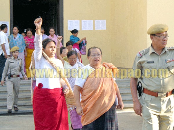 Arrested women leaders sent to jail