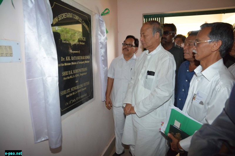CM inaugurates mini secretariat complex at Chandel