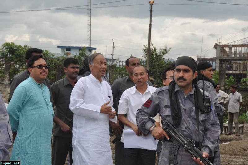 Chief Minister, Manipur inspected Secretariat Building on July 13 2014