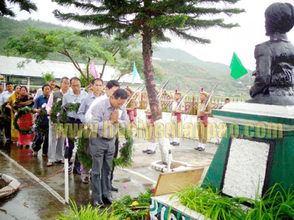 Mayangkhang pays homage to its son at General Thangal Ecological Park in Mayangkhang villageo