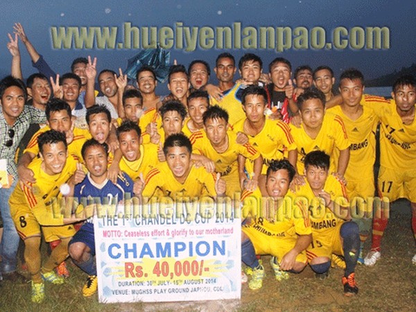 Chumbang Football Club (CFC) lifted the trophy of the 1st Chandel DC Cup 