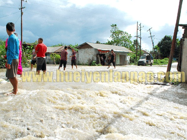 Imphal flooded from overnight downpour
