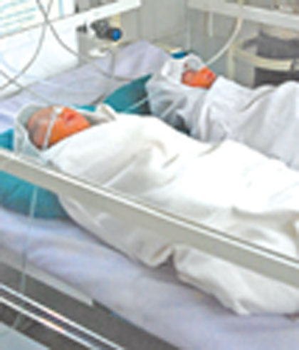 Five infants