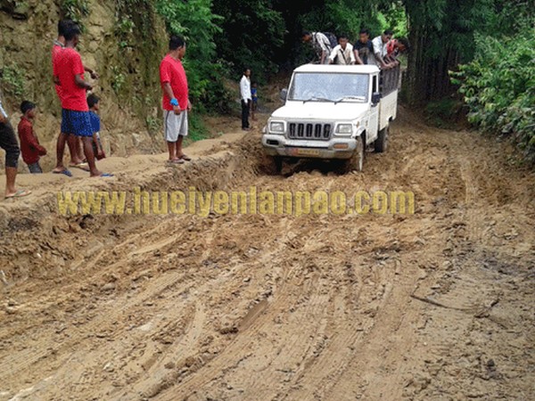 Kashimpur-Leisabithol road woes